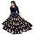 Saadhvi Blue Velvet Embroidered Semi Stitched Lehenga Choli