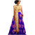 Saadhvi Blue Bangalore Silk Embroidered Semi Stitched Lehenga Choli