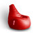 Style Homez Premium Leatherette XXL Bean Bag Gaming Chair Red Color, Cover Only
