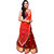 Saadhvi Red Bangalore Silk Embroidered Semi-Stitched Lehenga Choli