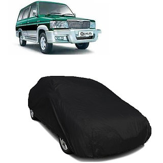 QualityBeast Extreme Car Body Cover for Toyota Qualis (Black)
