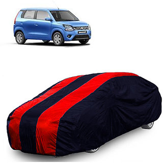 QualityBeast Extreme Car Body Cover for Maruti Suzuki Wagon R (Maroon Black)