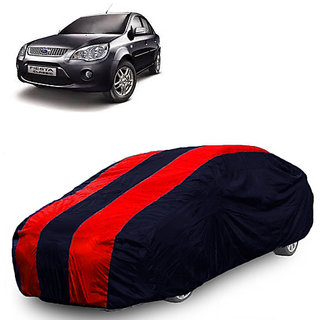 QualityBeast Extreme Car Body Cover for Ford Fiesta Classic (Maroon Black)