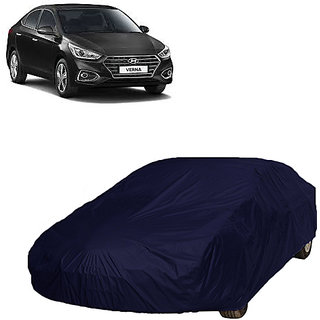 QualityBeast Extreme Car Body Cover for Hyundai Verna (Blue)