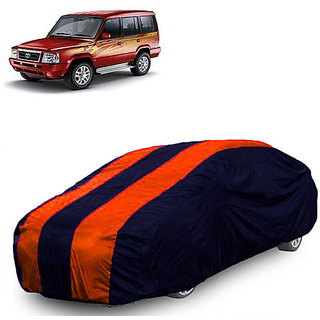 QualityBeast Extreme Car Body Cover for Tata Sumo (Maroon Blue)