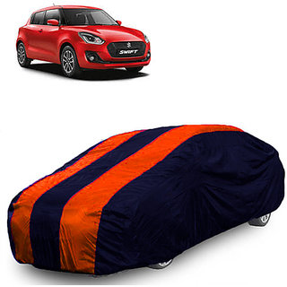 QualityBeast Extreme Car Body Cover for Maruti Swift (Maroon Blue)