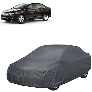 QualityBeast Extreme Car Body Cover for Honda City IDtech E (Grey)