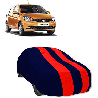QualityBeast Extreme Car Body Cover for Tata Tiago (Red Black)