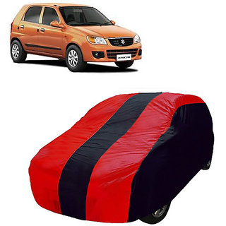 QualityBeast Extreme Car Body Cover for Maruti Suzuki Alto K10 Old (RedBlue)
