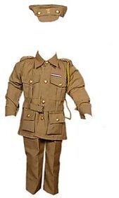 Singham Or Simba Hero Costume/Khaki Wardi Fancy Dress For Kids