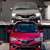CarMetics TOYOTA 3d letters 3d stickers decals emblem 3d logo for ETIOS, LIVA, CROSS  Mirror Finish 1 set
