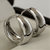 Salman Khan Inspired Silver Colour Kaju Bali Earrings For Men Imported Salman Khan Bali Hoop Huggie Silver Color Unisex
