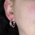 Salman Khan Inspired Silver Colour Kaju Bali Earrings For Men Imported Salman Khan Bali Hoop Huggie Silver Color Unisex