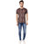 ISHU Men's multi Dri-Fit Half Sleeves T-shirt