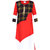 Aarika Girls Red Coloured Kurti