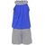 Meia for girls Blue coloured Self Party Dress