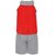 Meia for girls Gajri coloured Self Party Dress
