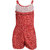 Meia for girls Red Printed Clothing set