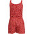Meia for girls Red Printed Clothing set