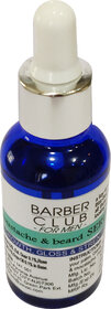 (SERUM) Moustache  Beard Growth, Strong  Shiny Herbal Serum by Barber Club