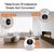 Royalite 2MP Plug N Play Wireless CCTV Camera with Pan-Tilt, Built-in Speaker  Mic with SD Card Connectivity Upto 128GB