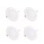 NIPSER 7 Watt LED Concealed Light, Cool Day Light, Premium Quality (Pack of 4)
