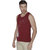 Printed Sleeveless Cotton Men's Sandoz-Maroon