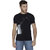 Printed Crew Neck Men's T-shirt-Navy