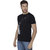 Printed Crew Neck Men's T-shirt-Navy