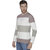 Striped Crew Neck Men's Tshirt-Multicolour
