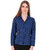 Vivient Women Blue Black Check Printed Cotton Shirt