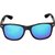Adam Jones Men Blue Mirrored Wayfarer Sunglasses
