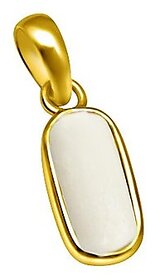 15.25 Ratti White Coral Pendant / Locket ( SAFED MOONGA / MUNGA Panchadhatu Pendant by Jaipur Gemstone.