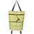 Protable Shopping Trolley Bag with Wheels Foldable Cart Rolling Grocery 2 in 1  Multi Color