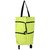 Protable Shopping Trolley Bag with Wheels Foldable Cart Rolling Grocery 2 in 1  Multi Color