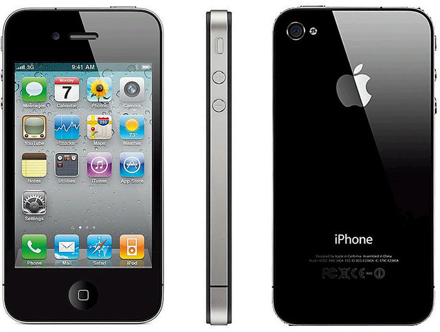 Apple iPhone 4 ブラック 本体 Buy Refurbished Apple iPhone 4 8GB (Black) Online @ ₹3999 from