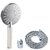 Intenzo Adjustable Rain Spray Hand Shower  with 1mtr SS Shower Tube and Wall Hook