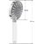 Intenzo Adjustable Rain Spray Hand Shower  with 1mtr SS Shower Tube and Wall Hook