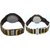 Iik Golden Quartz Couple Watch