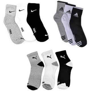 Branded Men Ankle Length Socks (pair of 9 )