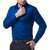 Vixeen Full Sleeve slim Fit Plain Formal Shirt for Man,Casual Shirts,100 Cotton Shirts,Plain Shirts Cotton, Blue