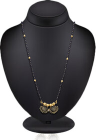 Vighnaharta Bidaai Collection Gold Plated Alloy Fancy Mangalsutra for Women- [VF1297MSPG].