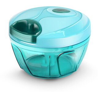 Easy Pull Multicolor Plastic Vegetable Chopper (Assorted Color).