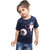 Neeba Fashion Wear Stylish Dark Blue T-Shirt For Kid's