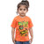 Neeba Fashion Wear Stylish Orange T-Shirt For Kid's