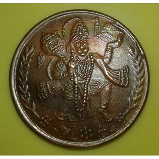 WATCH STOPPER UK HALF ANNA E.I.Co. HANUMAN JI  MAGNETIC  EFFECT COIN