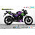 CR Decals TVS APACHE RTR 200 4v Full Body Custom Decals/Wrap/Sticker GALAXY Edition Kit