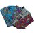 JARANI 5 Pcs Mesh Zippered Pouch Nature Art