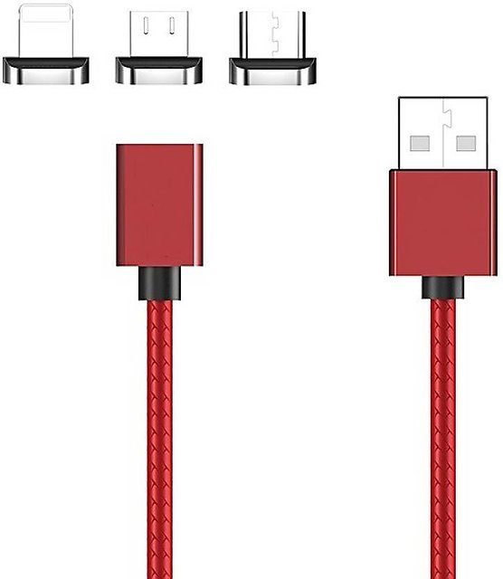 Buy Techvik Multicolor 3 in 1 Micro USB Android V8,Type C And 8 Pin ...