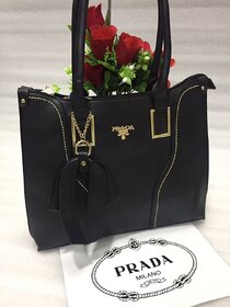 Black Colour Ladies Hand Bag.